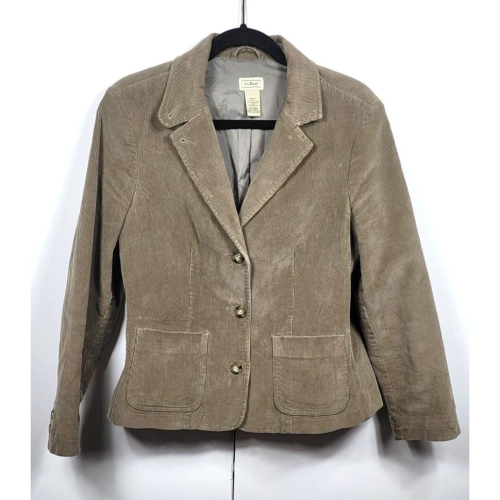 LL Bean corduroy jacket Womens size small